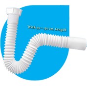 تصویر لوله فلکسی با مهره 150 سانت تک پلاست لوله 150 سانتی