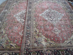 تصویر فرش وینتیج صبا دستباف ۶ متری جفت پیازی مدرن hand woven vintage carpet