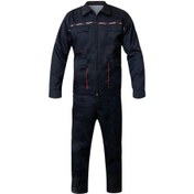 تصویر لباس کار دو تکه مدل اورجینال سرمه ای 