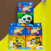 تصویر مداد رنگی 36 رنگ جعبه مقوایی برند ام کیو کد 123 