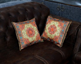 تصویر کوسن طرح خورشید 