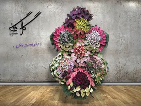 تصویر تاج گل تبریک کد 01250 