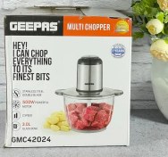 تصویر خردکن جیپاس مدل GMC42024 ظرفیت ۳ لیتر Geepas Electric Chopper GMC42024 3L