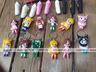 تصویر سر کلیدی سیلیکونی مدل کرمی برند کوثر - بازار فوری Chrome model key head- Kowsar bra​nd