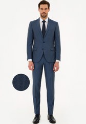 تصویر کت شلوار مردانه آبی برند pierre cardin G021GL001.000.1063691 Erkek Mavi Ekstra Slim Fit Takım Elbise