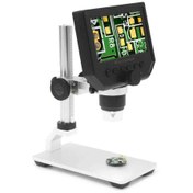 تصویر میکروسکوپ دیجیتالی Portable 1-600X ا Digital Portable 1-600X Microscope with 8inch LCD Display Digital Portable 1-600X Microscope with 8inch LCD Display
