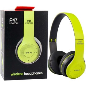 تصویر هدفون بی سیم حاجیمر مدل p47 ا HAJIMER P47 Wireless Headphones HAJIMER P47 Wireless Headphones