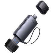 تصویر کارتخوان یواسبی به تایپسی بیسوس Baseus Lite Series SD/TF Card Reader WKQX060113 