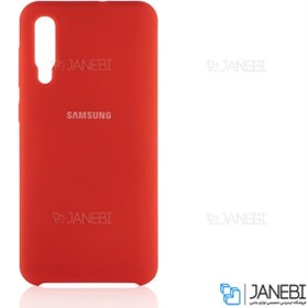 تصویر قاب سیلیکونی اصلی سامسونگ A50 صورتی کثیف ا Siliconi Cover Case For Samsung A50 Siliconi Cover Case For Samsung A50