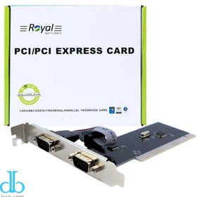 تصویر کارت اینترنال Royal RP-232 PCI SERIAL Royal RP-232 PCI SERIAL Internal Card