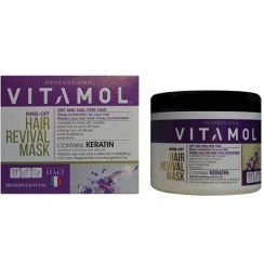 تصویر ماسک مو با آبکشی کراتین ویتامول 