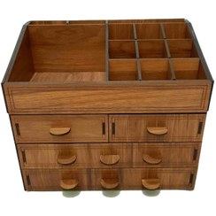 تصویر استند لوازم آرایشی مدل b135 - قهوه ای تیره 