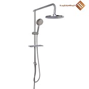 تصویر دوش حمام داپ کروم مات (CM)- 1712 رسوب‌شکن اتومات گرد 