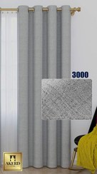 تصویر پرده پانچی گونی بافت 140 × 280 سانتی‌متر 