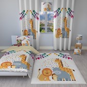 تصویر پرده اتاق کودک طرح حیوانات 2 