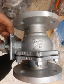 تصویر شیر توپی "4 اینچ کلاس 150 فولاد ریختگی BALL VALVE 4" #150 A216 WCB