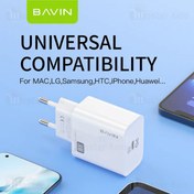 تصویر شارژر دیواری باوین Bavin PC818Y توان 30 وات 