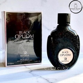 تصویر عطر ادکلن زنانه روونا شرکتی بلک اوپیوم حجم 100 میل ROVENA Black Opuom Eau De Parfum For Women 100 ml