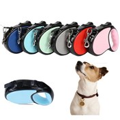 تصویر قلاده متری سگ و گربه 5 متری SJ - صورتی Retractable Dog Leash 5m