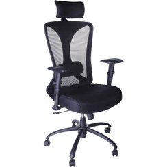 تصویر صندلی مدیریتی کادی نو مدل پشت توری Vip آپشنال 