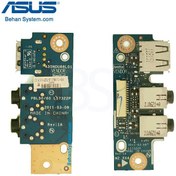 تصویر برد USB و جک صدا لپ تاپ ASUS مدل K53U 