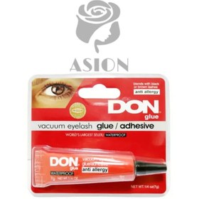 تصویر چسب موقت مژه دان ضد آلرژی اورجینال eyelash adhesive don anti alergy