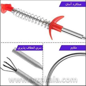 تصویر گیره فنری مشکل گشا flexible grabber claw 