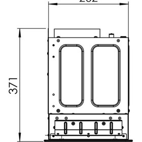 تصویر هود مخفی کن مدل ARTIMA 13 سایز ۸۰ سانت ۴ سرعته 