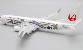 تصویر ماکت هواپیما بوئینگ 737 ژاپن | Jc Wings 1:200 Boeing 737-800 JAL Airlines Flap Dwon 