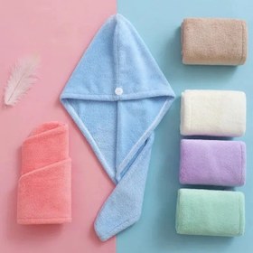 تصویر حوله سر جادویی مدل Magic Dry 