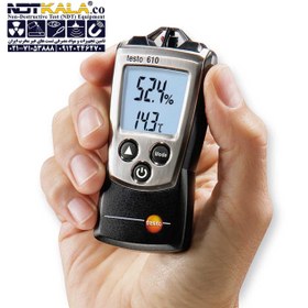 تصویر دما و رطوبت سنج جیبی تستو مدل TESTO 610 Temperature Data Logger TESTO 610