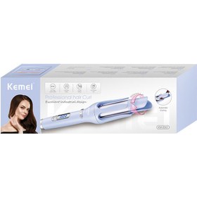 تصویر دستگاه فر کننده مو کیمی مدل KM-2063 سایز ۳۲ میلیمتر 