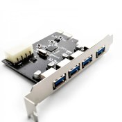 تصویر کارت PCI – USB3.0 رویال مدل RP-304 USB3.0 PCI Card Royal RP-304