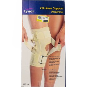 تصویر زانو بند قابل تنظیم آتل دار تینور کد J-08 سایز Tynor OA Knee Support J-08 size