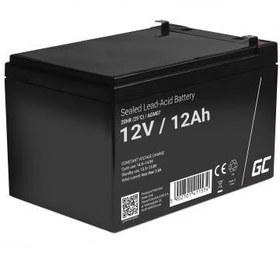 تصویر باطری سمپاش ۱۲ ولت ۱۲ آمپر 