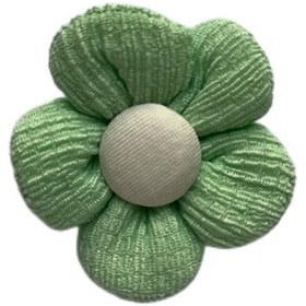 تصویر تکه دوزی طرح گل رنگی 