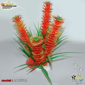 تصویر گیاه مصنوعی تزئینی آکواریوم کد ۲۴۰۵۵۰۲ Artificial plant code 2405502