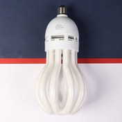 تصویر لامپ کم مصرف 105 وات خزرشید مدل لوتوس پایه E27 