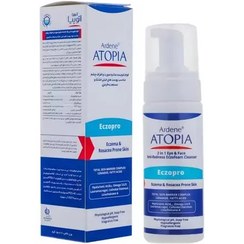 تصویر فوم پاک کننده صورت و اطراف چشم آردن آتوپیا مدل Eczopro وزن 150 گرم 