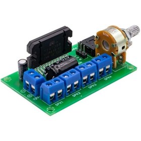 تصویر ماژول آمپلی فایر 4 كانال 45 وات با تراشه TDA7388 BOARD MODULE AMPLIFIER TDA 7388 4*45W 12V