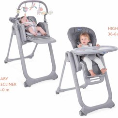 تصویر صندلی غذاخوری کودک چیکو chicco مدل پولی مجیک ریلکس Polly Magic Relax Chicco model Polly Magic Relax High Chair 0-3y