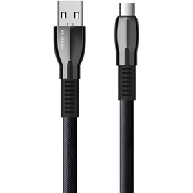 تصویر کابل شارژ USB به USB-C دبلیو کی مدل WK WDC-107a طول 1 متر WK WDC-107a USB to USB-C Cable 1m