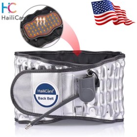 تصویر کمربند بادی حرارتی Hailicare آمریکایی مخصوص دیسک کمر مدل US956 Hailicare Backbelt