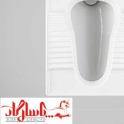 تصویر کاسه توالت چینی کرد مدل لی لی گود 