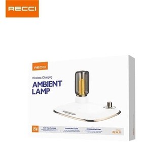 تصویر چراغ خواب و شارژر بی سیم (وایرلس)برند رسی مدل RLS-L11 Bed lamp and wireless charger (wireless) brand RLS-L11 model