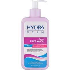 تصویر محلول شست و شو صورت هیدرودرم مدل Sensi مناسب پوست های حساس حجم 350 میلی لیتر 