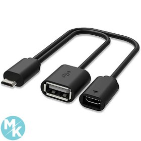 تصویر کابل OTG Micro USB 