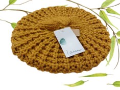 تصویر کلاه برت بافت درشت 