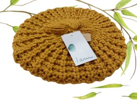 تصویر کلاه برت بافت درشت 