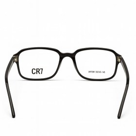 تصویر فریم طبی مردانه CR7 مدل 1311 | فریم مستطیلی مشکی کاچویی استیت با دسته فنری 